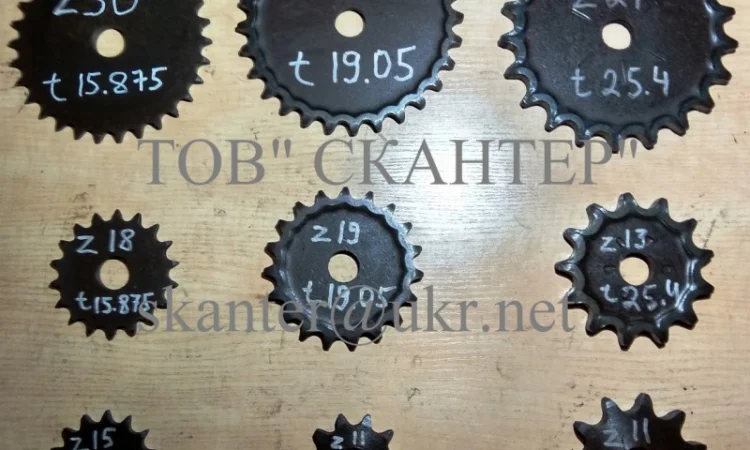 Продам зірочка звездочка зуб = 27 крок t=25, 4 - фото № 3