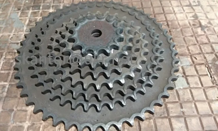 Зірочка звездочка зуб = 56 крок t= 19, 05 - фото № 1