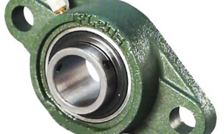 Подшипник UC204 в корпусе FL - ( UCFL204 ) под вал 20 мм - фото № 1