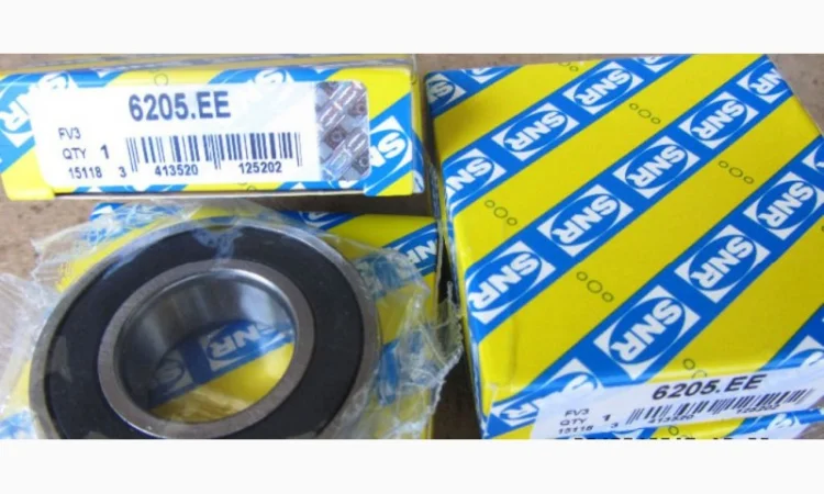 Подшипники шариковые закрытые 6205 ЕЕ - SNR- франция - фото № 1