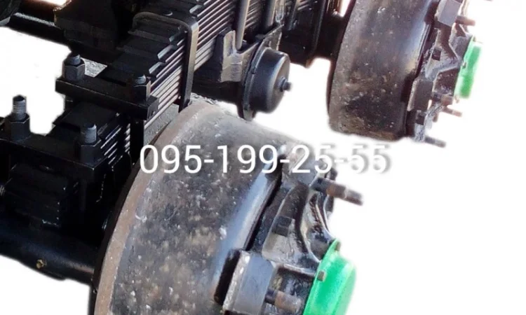 Гальмівний барабан 1ПТС-9, маточина 1ПТС-9, ресора 1ПТС-9, вісь 1ПТС-9 - фото № 2