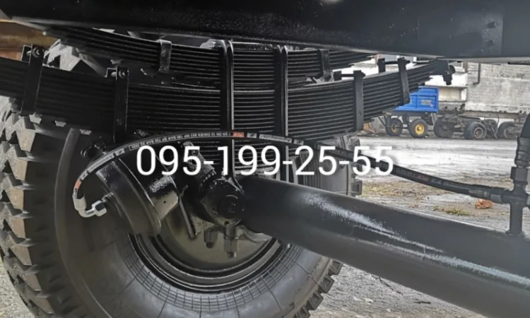 Вісь передня - ресори причепа 3ПТС-12 - фото № 1