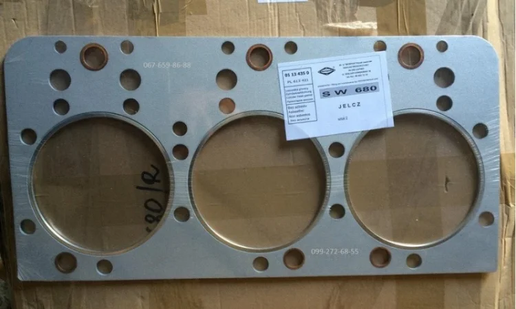 Прокладка головки блока ГБЦ на двигатель Mielec SW-680 - фото № 1