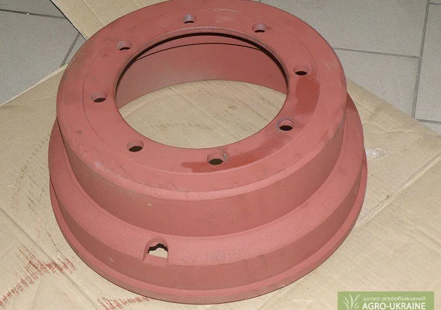 Барабан тормозной 133-3501070-Б переднего моста  колесного автомобиля ЗИЛ-133 ГЯ - фото № 1