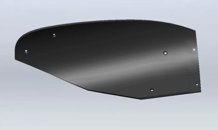 Крыло відвалу Текrоne ПЛН гвинтове ПСГ - фото № 1