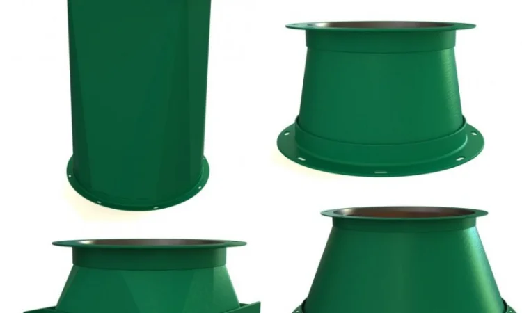 Патрубок перехідний елеваторного самопливу 300 - фото № 1