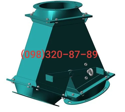 Клапан перекидной двусторонний ручной КДР - фото № 1