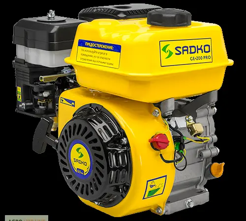 Двигатель бензиновый Sadko (Садко) GE-200 PRO (фильтр в масл. ванне). Оригинал. Гарантия - фото № 3