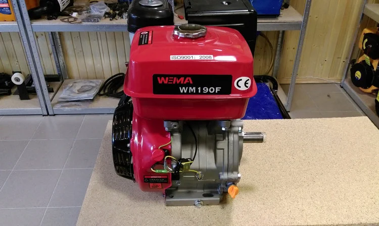 Двигатель бензиновый WEIMA WM190F-S 16 л.с.(HONDA GX420) Шпонка - фото № 9