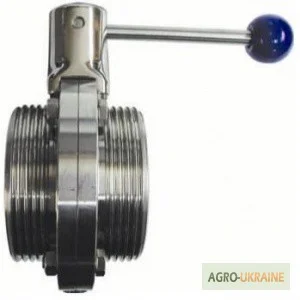 Заслонка поворотная из нержавеющей стали - фото № 1