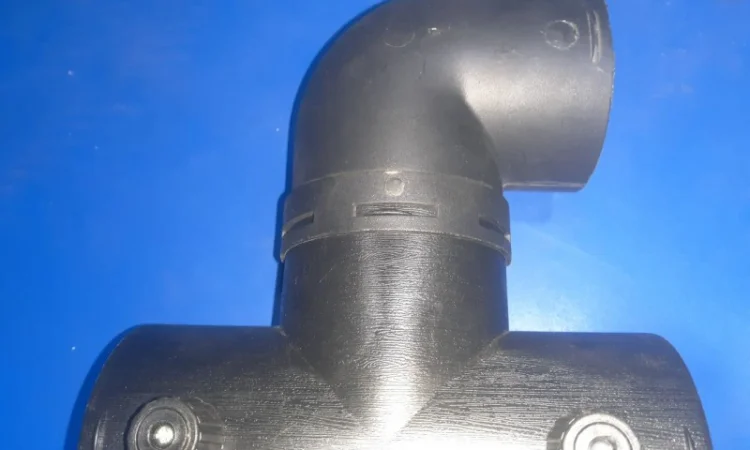 Коліно кутове автономного обігрівача 75мм - фото № 4