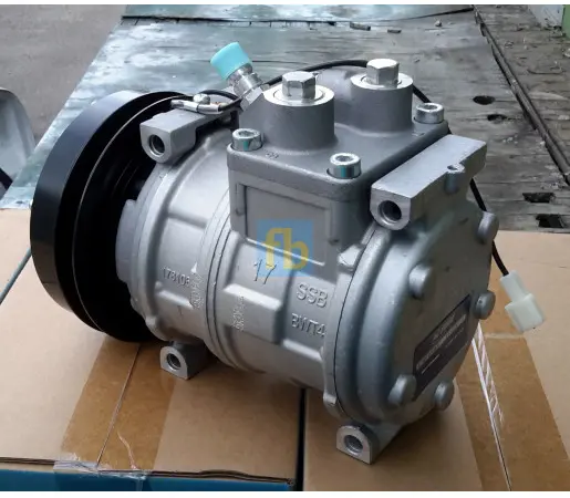 Компрессор кондиционера SANDEN 10PA17C RE46657 - фото № 3