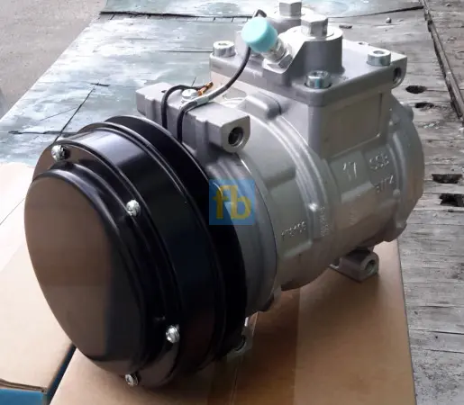 Компрессор кондиционера SANDEN 10PA17C RE46657 - фото № 4