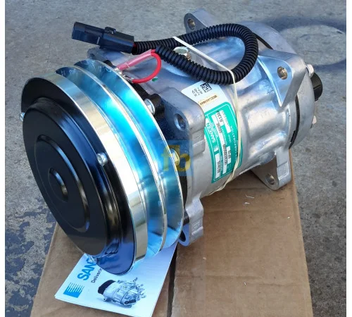 Компрессор SANDEN 7H15 SD 4609 Оригинал на NEW HOLLAND, CASE - фото № 3