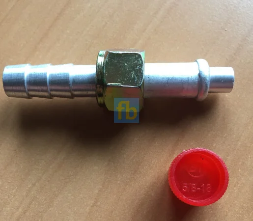 Фітинг Алюмінієвий прямий 8 гайка 5/8 - фото № 2