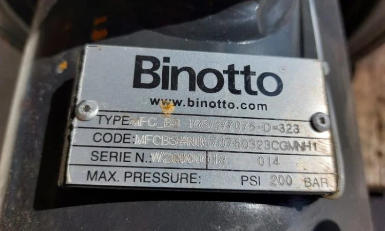 Шток гідроциліндр Binotto 7m на полуприцеп прицеп самосвал - фото № 2