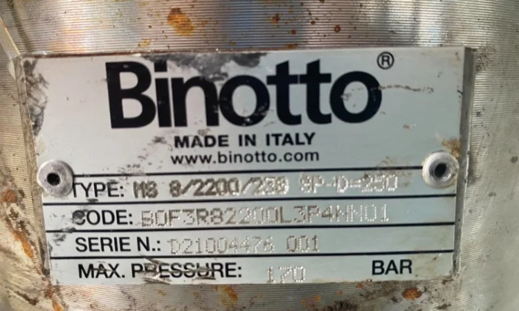 Гідроциліндр шток Binotto краще Hyva 5, 2m на полуприцеп прицеп самосвал гидроцилиндр - фото № 3