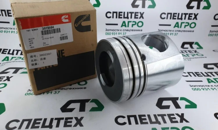 Поршень Cummins 6CT8.3, QSC8.3 3919564, 3923163, 3919928, 3802397 - фото № 1