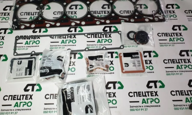 Набор прокладок верхний 6BT5.9 4089649 3802026 3802243 3802363 3804897 - фото № 1