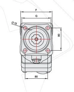 Аксиально-поршневой гидравлический насос 45 л/мин - фото № 3