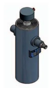 Гидроцилиндр Hyva 5-ти штоковый, подкузовной для трехсторонней разгрузки - фото № 1