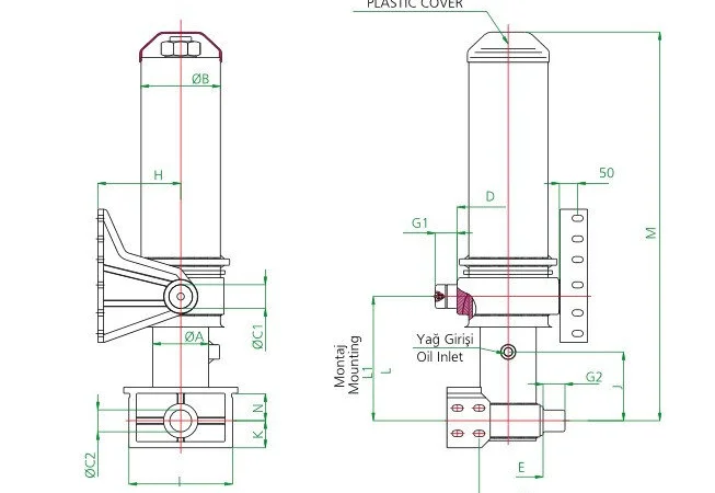 Гидроцилиндр телескопический Hidromas тип H - фото № 2