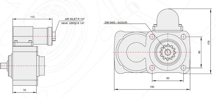 Коробка отбора мощности КОМ ZF-2 со смещенным центром - фото № 3