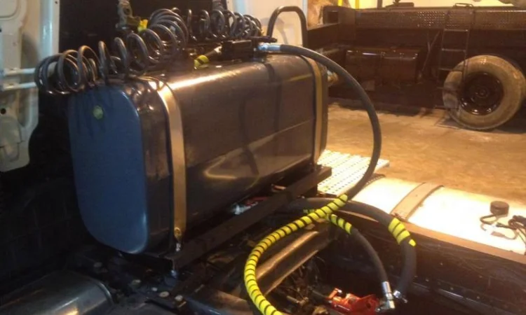 Комплект гидравлики на тягач Renault, аналог гидравлики Hyva - фото № 1