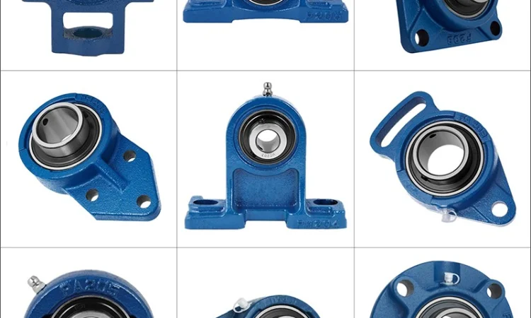 Корпусный подшипник UCF UСP 204 205 206 207 208 209 210 узел в корпусе - фото № 1