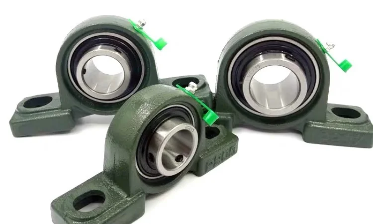 Корпусный подшипник UCF UСP 204 205 206 207 208 209 210 узел в корпусе - фото № 3