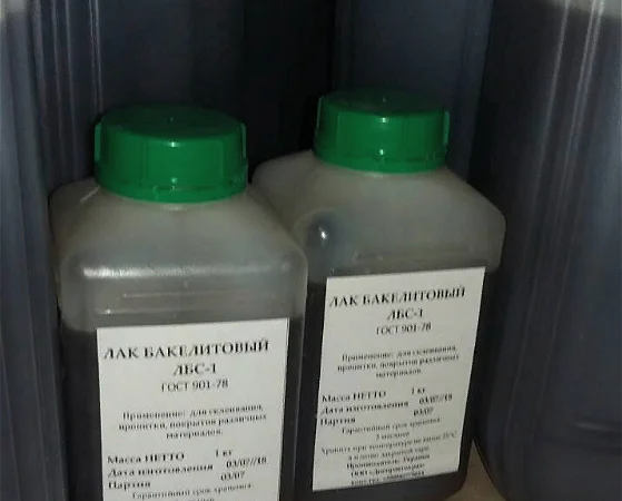 Бакелітовий лак ЛБС-1 флакон 1 кг (1 літр ) ГОСТ 901-2017 - фото № 6