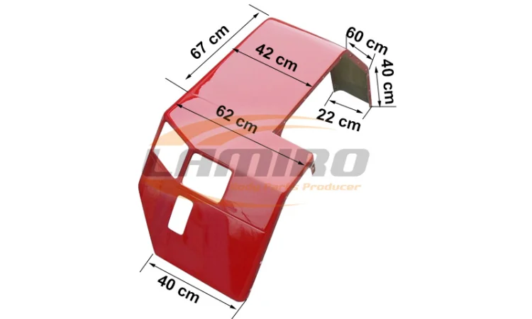 Case series 5000 maxxum задній бризковик ліва підкладка - фото № 1