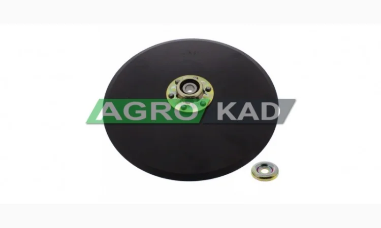 Диск сошника в сборе 343×3 с пыльником - фото № 1