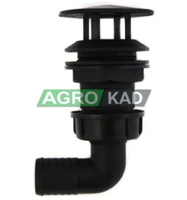 Патрубок всмоктувальний з коліном ø40 - фото № 1