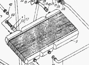 Радиатор охлаждения масла 8.07.019 МТ-ЛБ - фото № 2