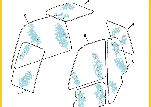 Скло JCB 3CX 4CX 535 - фото № 1