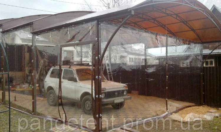 Защитные шторы для автомойки, цеха, производства. Штора ПВХ с бесплатной доставкой - фото № 2