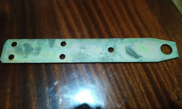 Стальная анодированная пластина - фото № 1