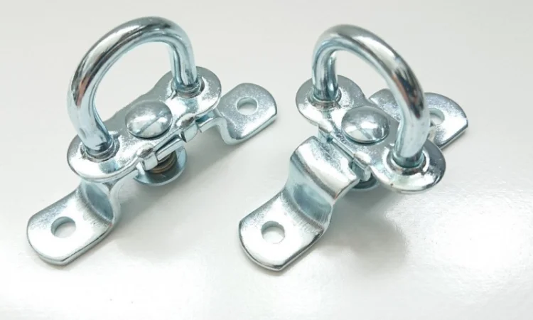 Скоба бортовая 25, 30, 45, 55мм для пломбировки тента ПВХ на кузов, прицеп - фото № 3