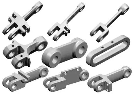 Звено конвеєра - ланки конвеєра литі металеві та інші запчастини на замовлення - фото № 1