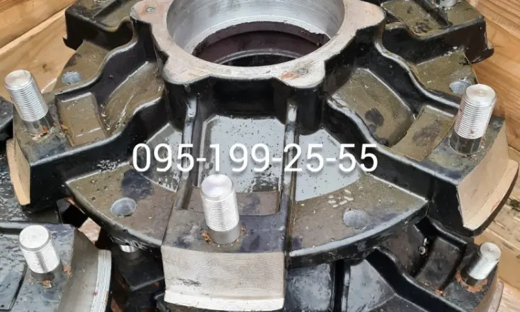 Корпус маточини ПРТ-10/МЖТ/ПТС; шпилька (М20х1.5х2.5); гайка (М20х1.5) МЖТ-10/ПРТ/ПТС - фото № 1