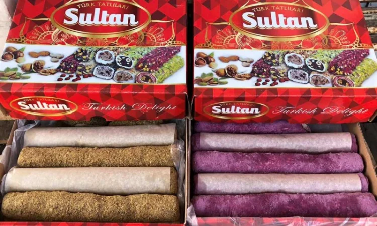 Рахат лукум, Рулет, Фруктовый, Султан, Микс восточные сладости в ассортименте Опт, Розница - фото № 6