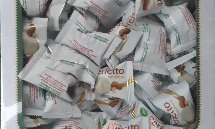 Конфеты шоколадные, Рахат-лукум, Конфеты Perfetto, Арахис в шоколаде, Рахат-лукум Турецкий - фото № 4