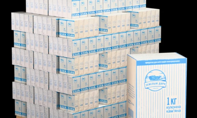 Сіль харчова 1кг ТМ Земельні дари. Продаж оптом. - фото № 1