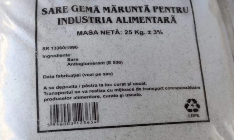 Харчова кам'яна сіль помел 1 у мішках по 5 / 25 кг оптом та в роздріб - фото № 1