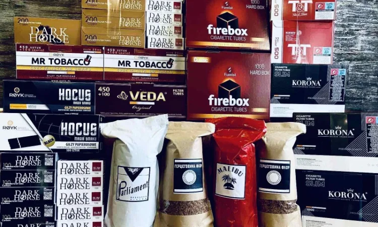 Імпортний Табак: Герцеговина Флор, <span style="background-color: #fed034; color: black;">Парламент</span>, Вірджинія голд Індонезія, Ізмір, Дюбек,  для сигарет 1 кг - фото № 5