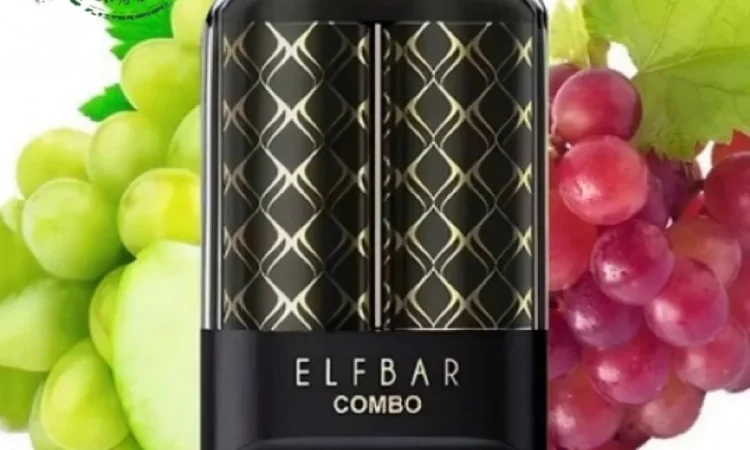 Сигарета ELF BAR COMBO 25000 тяг. Перемикання смаків. Зелене яблуко-Виноград - фото № 1