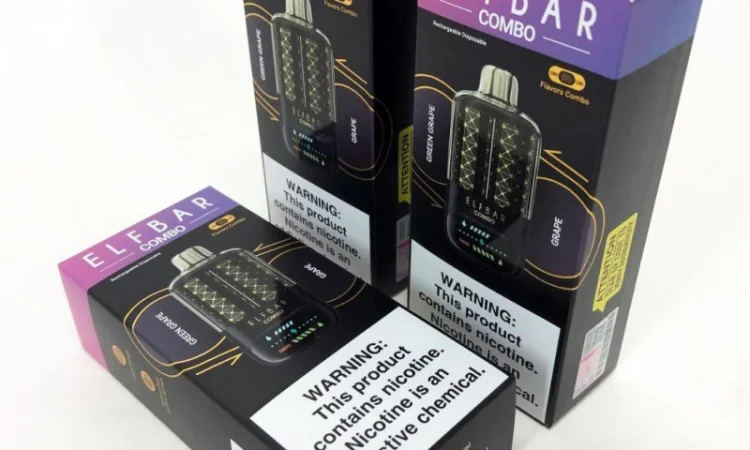 Сигарета ELF BAR COMBO 25000 тяг. Перемикання смаків. Зелене яблуко-Виноград - фото № 4