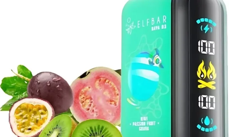 Електрона сигарета ELF BAR Raya 25000 тяг (Киви-Гуава) - фото № 1
