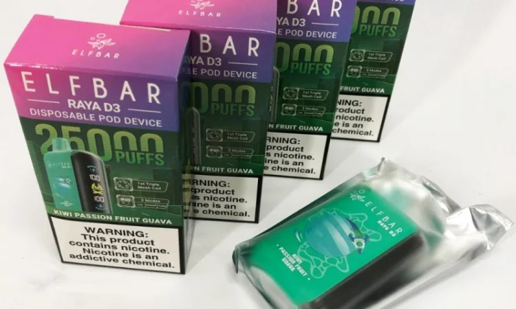 Електрона сигарета ELF BAR Raya 25000 тяг (Киви-Гуава) - фото № 4